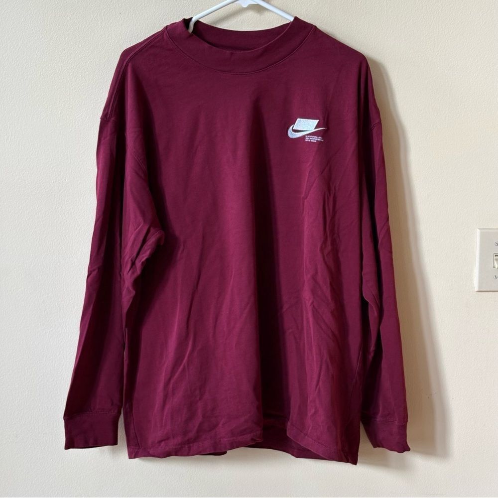Nike Block Futura Logo Long Sleeve Shirt
